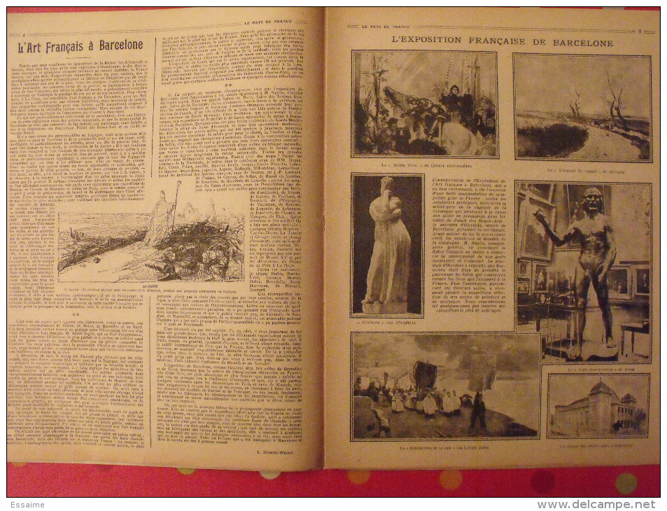 Revue Le Pays De France N° 134. 10 Mai 1917 Guerre Général Duchêne Nombreuses Photos - Oorlog 1914-18