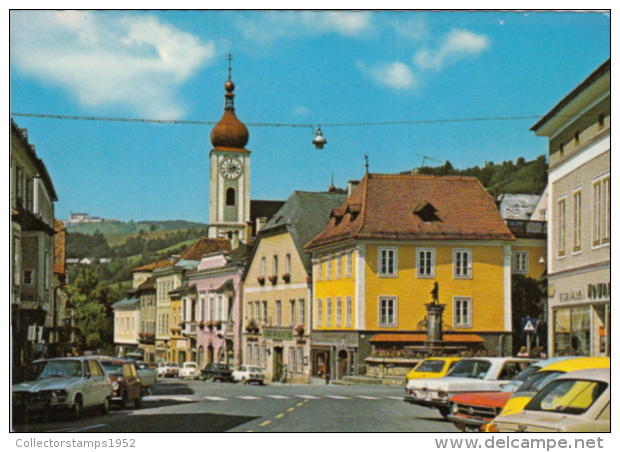 41042- WAIDHOFEN AN DER YBBS- MAIN SQUARE, CARS - Waidhofen An Der Ybbs