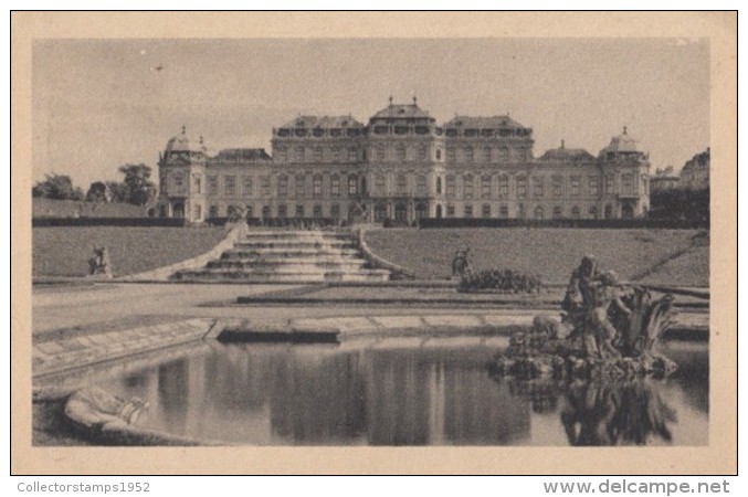 41072- VIENNA- BELVEDERE PALACE, COURT, FOUNTAIN - Belvedere