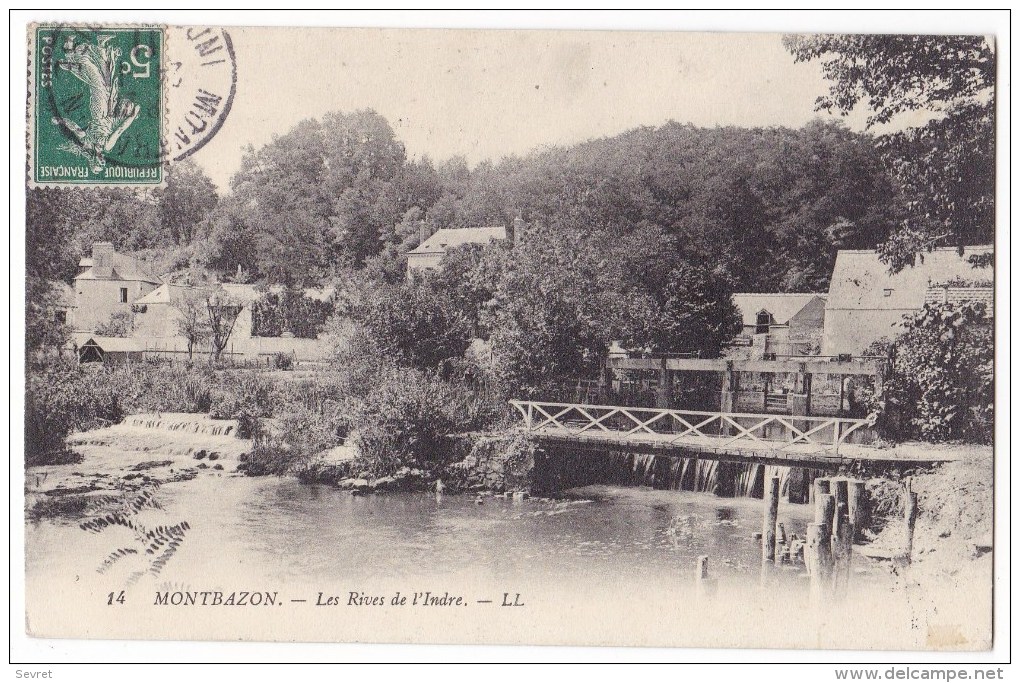 MONTBAZON  -  Les Rives De L'Indre. - Montbazon