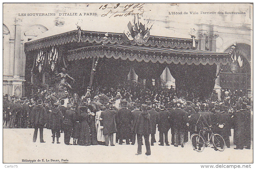 Evènements - Réception Souverains Italie Paris  - Militaria - Hôtel De Ville - Receptions