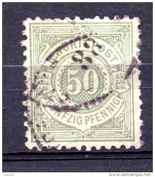 WURTEMBERG.  AÑO 1875 .  Mi 51 (USED) - Otros & Sin Clasificación