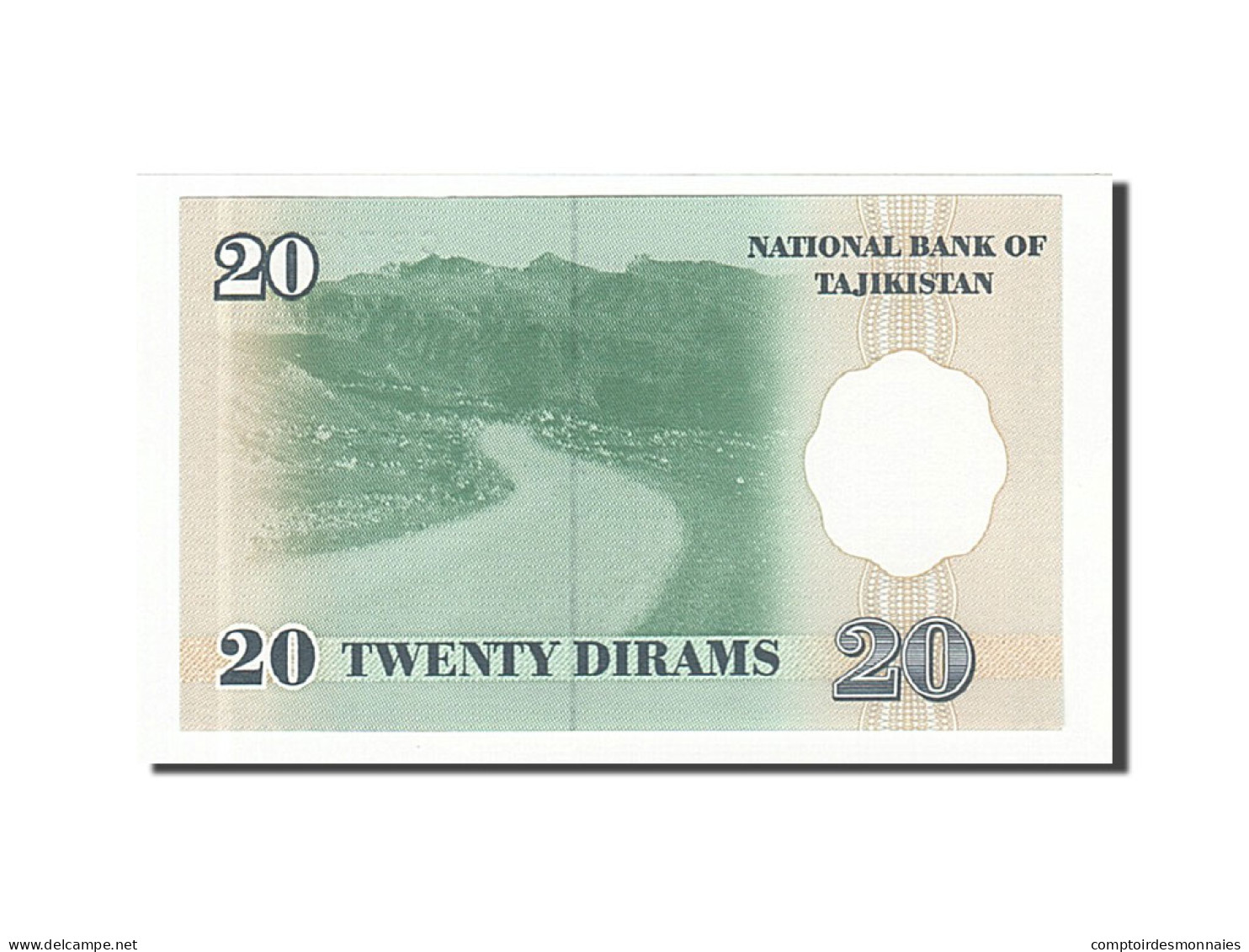 Billet, Tajikistan, 20 Diram, 1999, 1999, KM:12a, NEUF - Tadjikistan