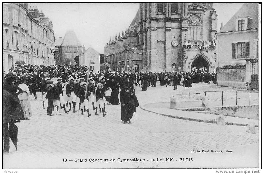 BLOIS Grand Concours De Gymnastique Juillet 1910 - Blois