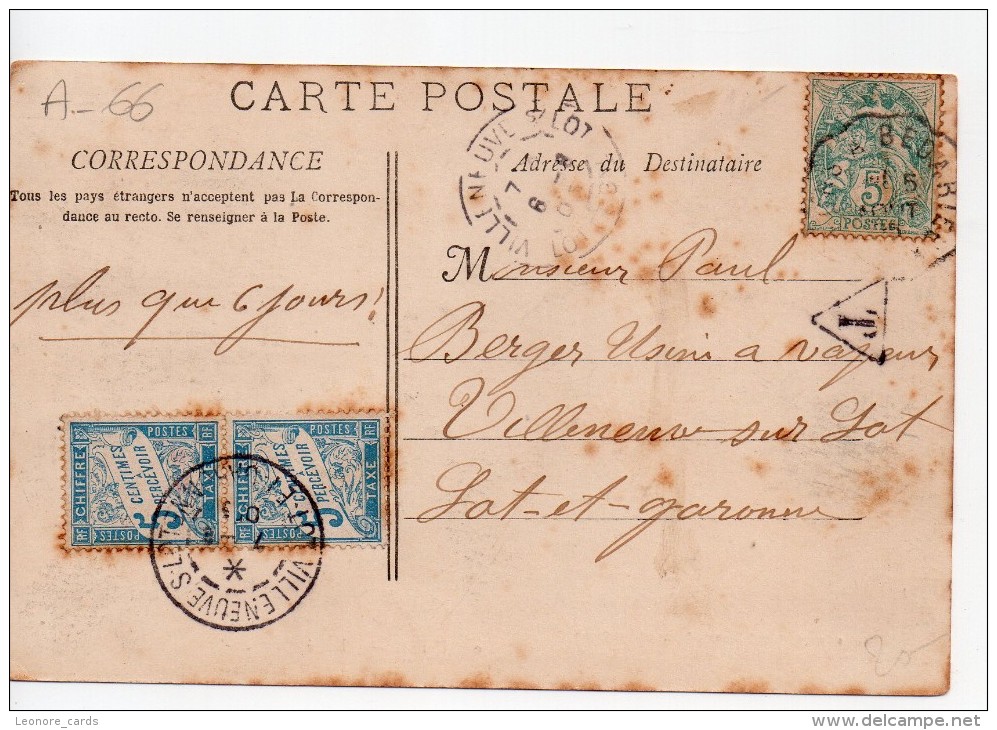 .CPA.66.1905.LAMALOU-LES-BAINS.Jules Lauze Grand Bazar .Monument Du Docteur Privat. Cliché M.G. - Autres & Non Classés