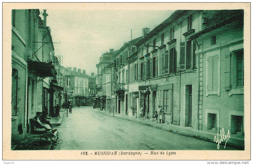 Dép 24 - Mussidan - Rue De Lyon - état - Mussidan