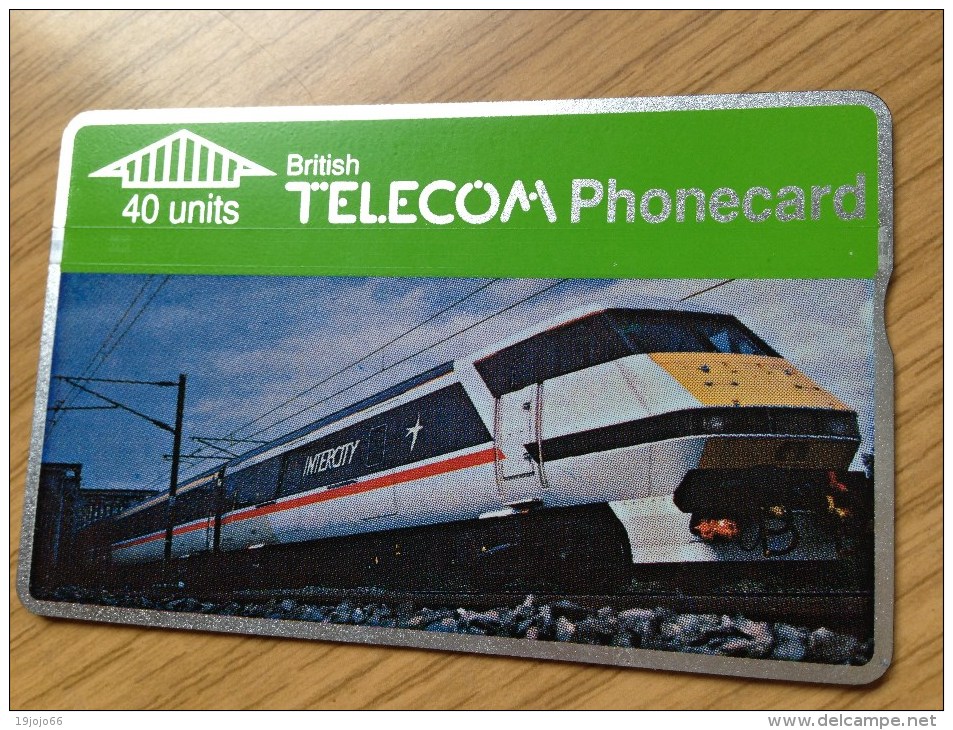 Very  Early British Telecom Card: 40 Units  Intercity -  Used Condition Nr. 012D - BT Private