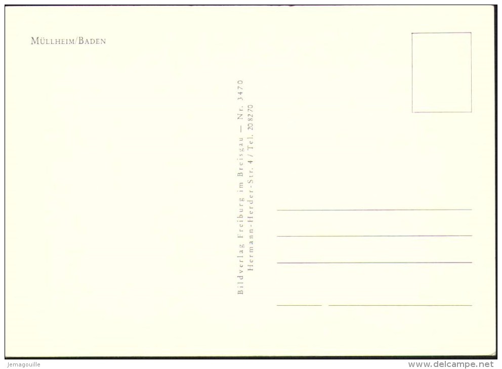 MÜLLHEIM/BADEN - Y-2 - Muehlheim