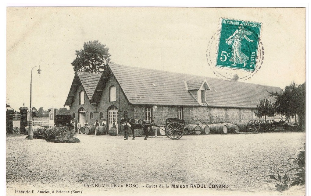 27-La Neuville-du-Bosc-(414H)-Caves De La Maison Raoul Conard - Autres & Non Classés