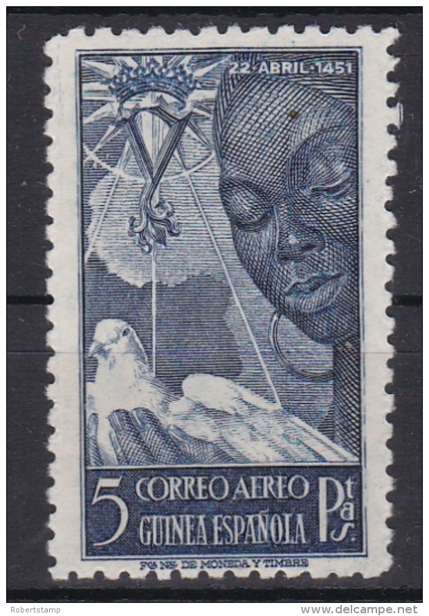 GUINEA 1951 - Sello Nuevo Sin Fijasellos Edifil Nº 305 - MNH - Guinea Española