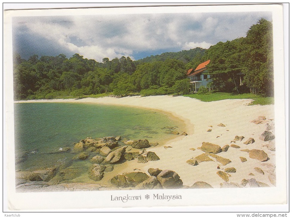 Malaysia - Secluded Bay At Tanjung Sanctuary - Langkawi  -   (+ Stamp/timbre) - Malaysia