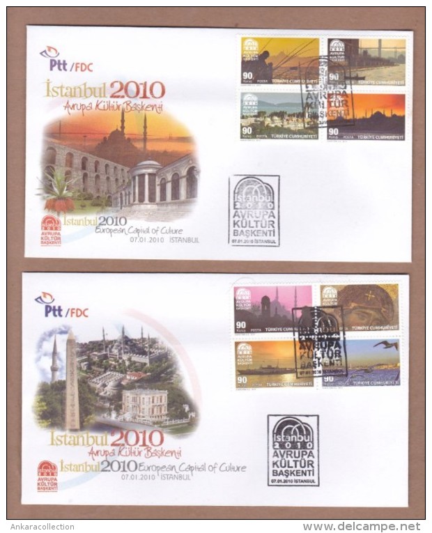 AC - TURKEY FDC - ISTANBUL 2010 EUROPEAN CAPITAL OF CULTURE ISTANBUL 07 JANUARY 2010 - FDC