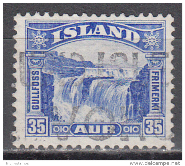 Iceland     Scott No.  172   Used     Year  1931 - Unused Stamps