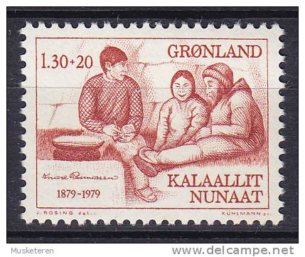 Greenland 1979 Mi. 116    1.30 Kr + 20 Ø Geburtstag Von Knud Rasmussen Polarforscher MNH** - Ungebraucht