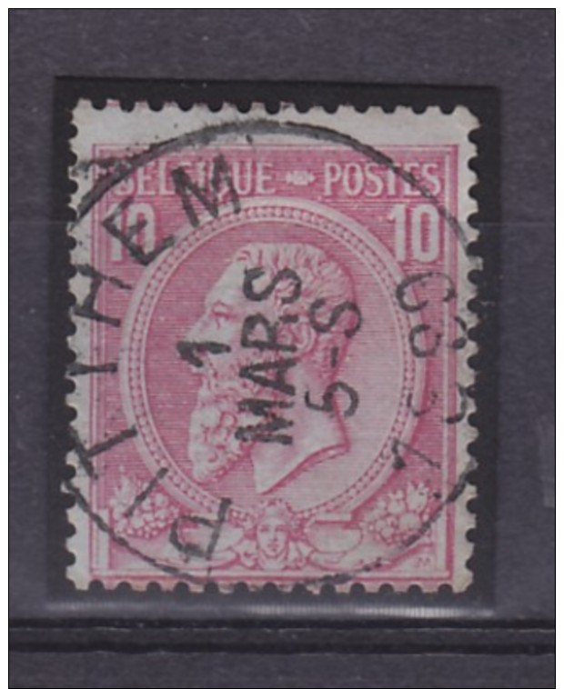 Nr 46 Met Stempel Pitthem - 1884-1891 Leopoldo II