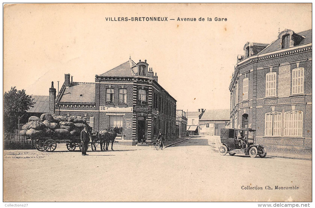 80-VILLERS-BRETONNEUX- AVENUE DE LA GARE - Villers Bretonneux
