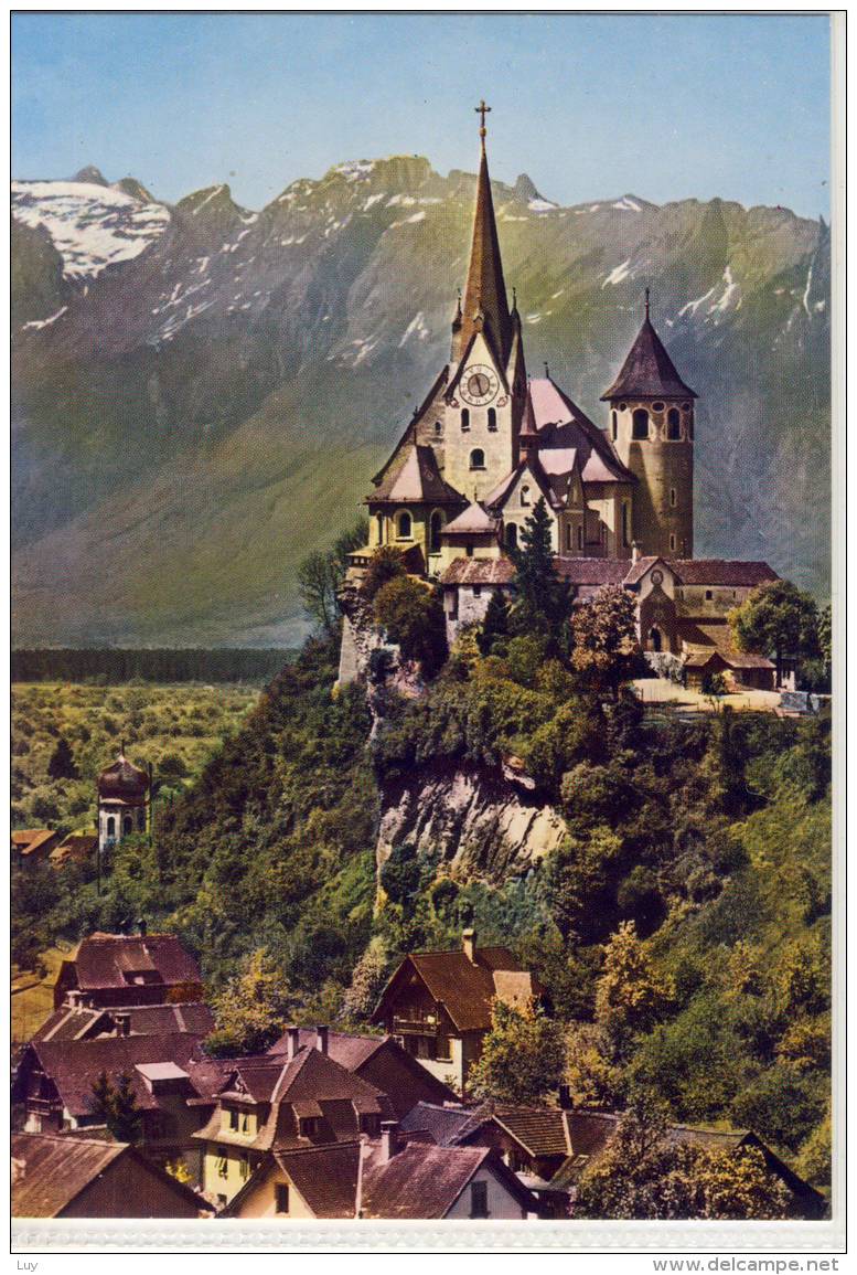 RANKWEIL - Vorarlberg, Wallfahrtskirche Gegen Schweizer Berge - Rankweil