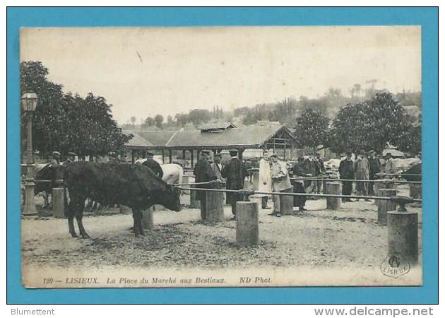 CPA 120 - La Place Du Marché Aux Bestiaux LISIEUX 14 - Lisieux