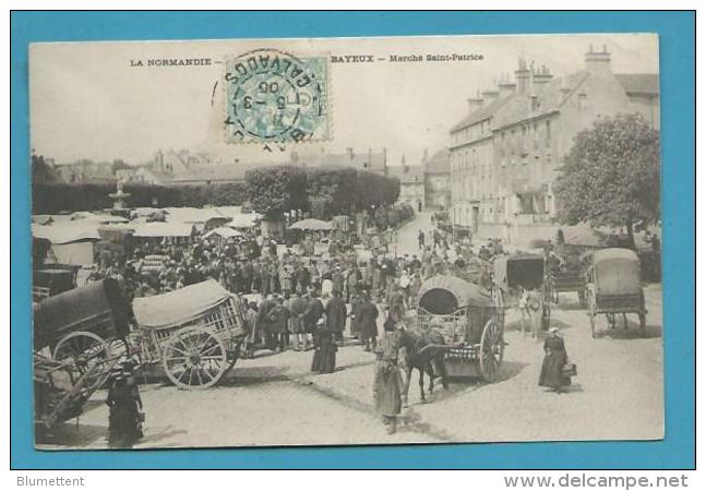 CPA - Métier Marchands Ambulants Marché Saint-Patrice BAYEUX 14 - Bayeux