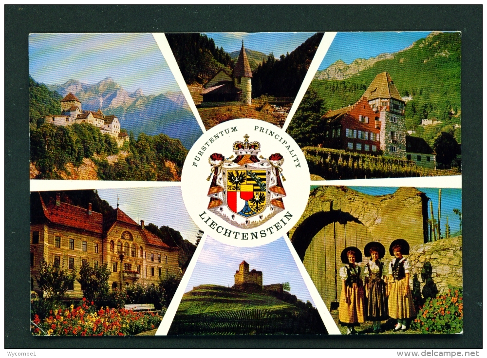 LIECHTENSTEIN  -  Multi View  Unused Postcard - Liechtenstein