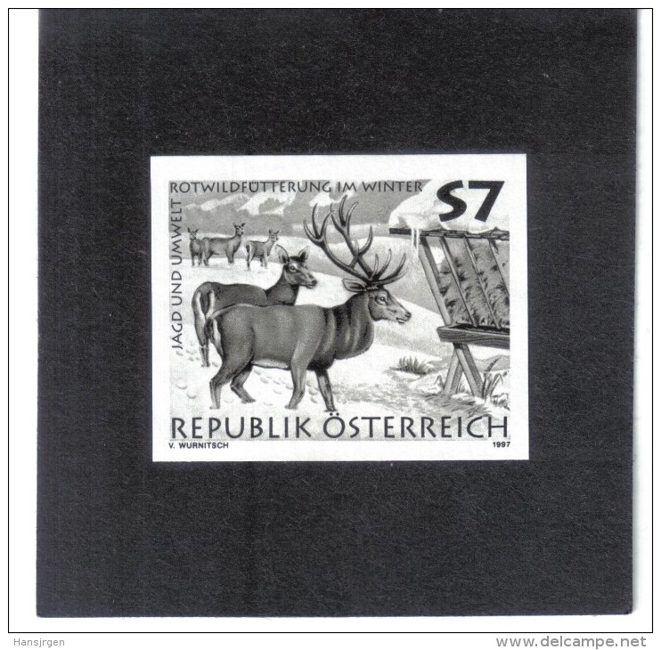 TAU1022  ÖSTERREICH 1997  SCHWARZDRUCK MICHL 2216  OHNE GUMMI Siehe ABBILDUNG - Unused Stamps