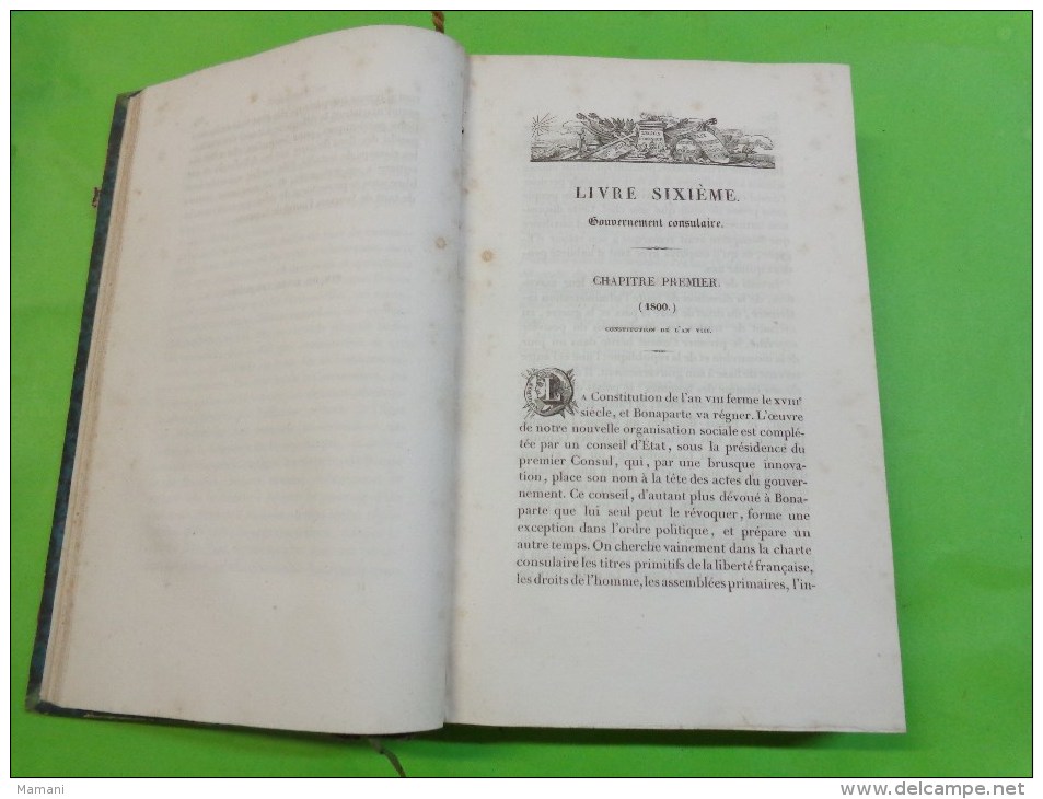 NORVINS - HISTOIRE DE NAPOLEON. Huitième édition / TOMEII - 1801-1900