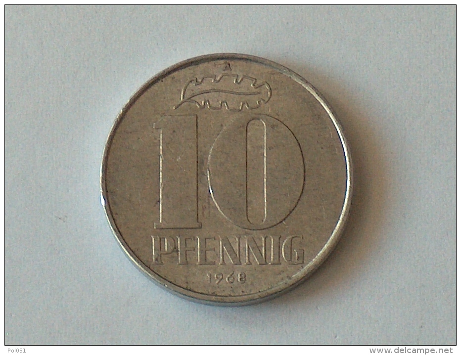 Allemagne 10 REICHS Pfennig 1968 A 1968A - 10 Pfennig