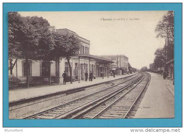 CPSM - Chemin De Fer - La Gare De CHATOU-CROISSY 78 - Chatou