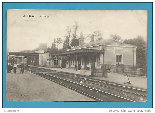 CPA - Chemin De Fer - La Gare LE PECQ 78 - Le Pecq