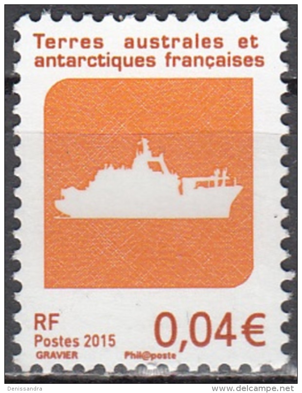 TAAF 2015 Yvert 745 Neuf ** Cote (2017) 0.20 Euro Navire Marion Dufresne - Unused Stamps