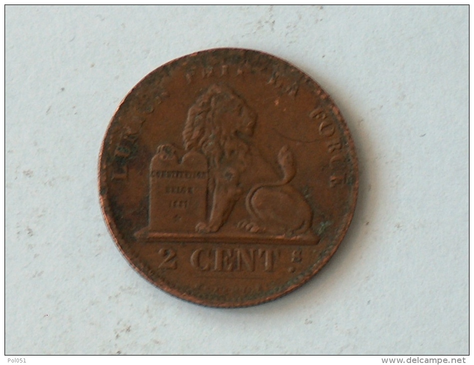 Belgique 2 Cents 1865 Centimes - 2 Centimes