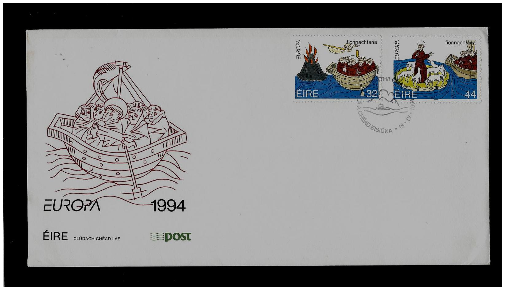 FDC -  EUROPA CEPT  - 1994 -  IRELAND - 1994