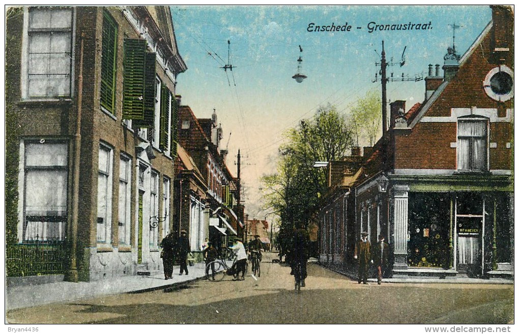 ENSCHELDE - GRANAUSTRAAT - CPA ANIMEE. - Enschede