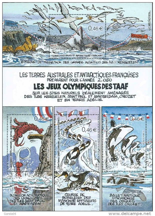 TAAF - 2002 - Jeux Olympiques Des TAAF  - N° 7 - Neuf **   - MNH - Blokken & Velletjes