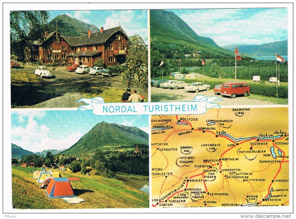 SC-1380    NORDAL : Turistheim ( Multiview) ( VOLVO AMAZONE, VOLVO P-544) - Norvegia