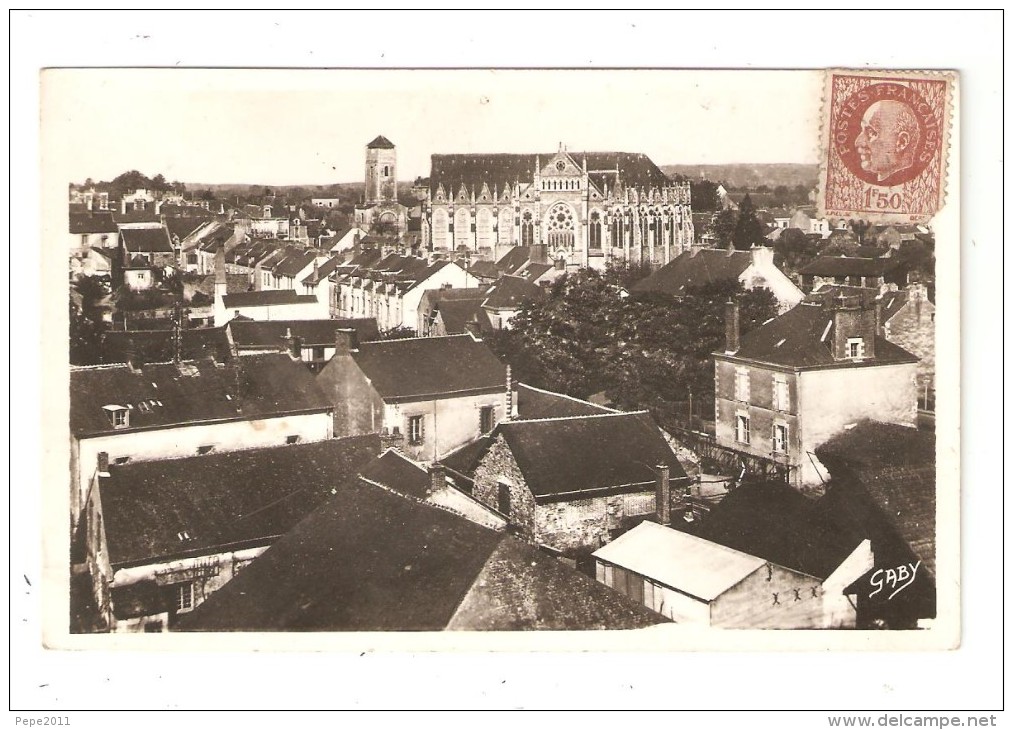 CPA 44 NORT SUR ERDRE Vue Générale Vue Peu Commune - Nort Sur Erdre