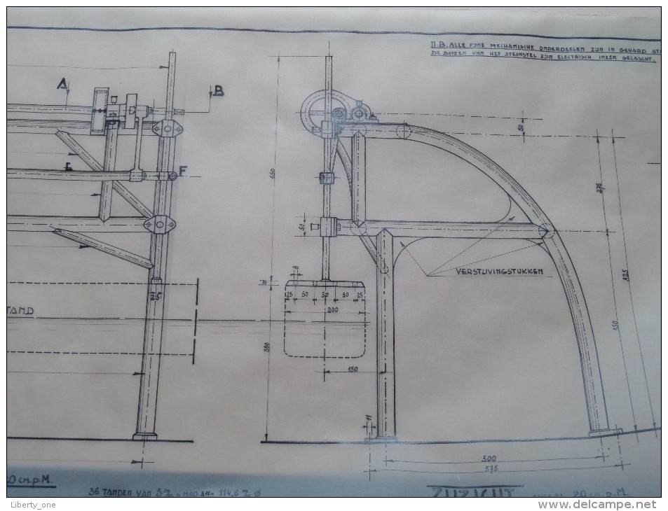 OPWEKKING van OPPERVLAKTEGOLVEN Waterbouwkundig Labo v/ Bruggen en Wegen ( ANTWERPEN / Debruyn 1939 ) !