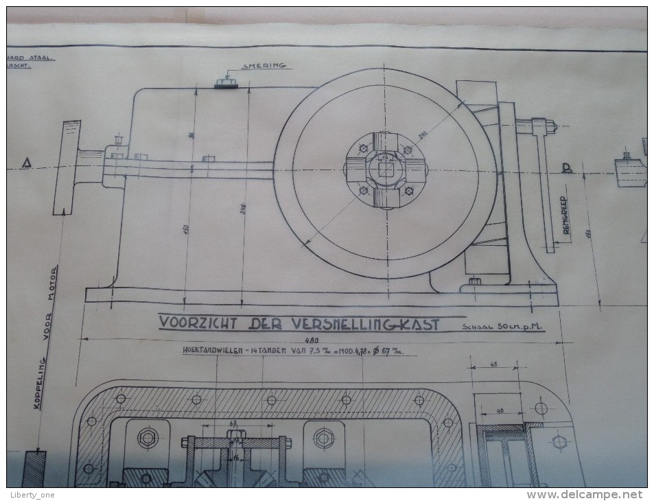 OPWEKKING van OPPERVLAKTEGOLVEN Waterbouwkundig Labo v/ Bruggen en Wegen ( ANTWERPEN / Debruyn 1939 ) !