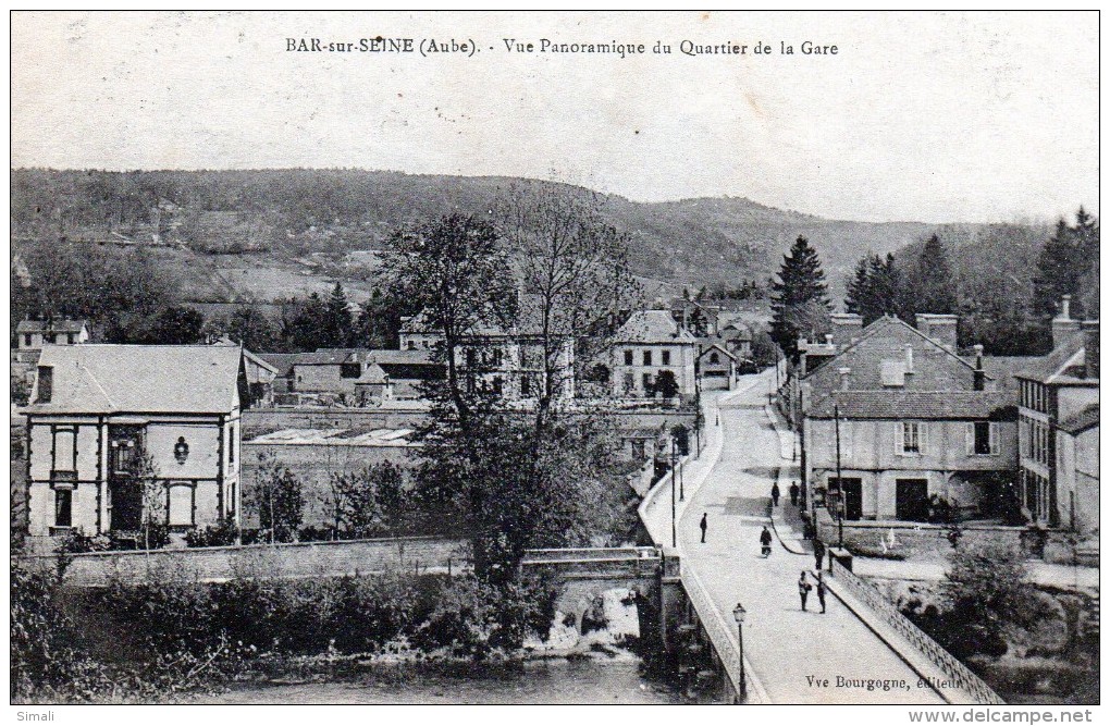 10 Bar-sur-Seine Vue Panoramique Du Quartier De La Gare 1921 - Bar-sur-Seine