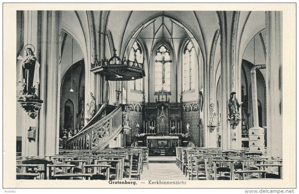 GROTENBERG / ZOTTEGEM / INTERIEUR VAN DE KERK - Zottegem