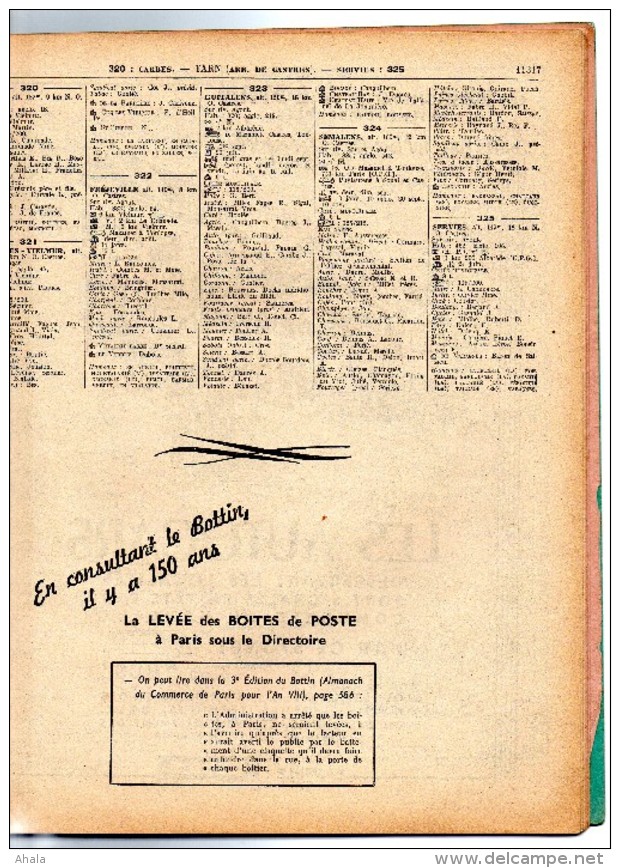 Didot Tarn1950..retrouvez Les Anciens Habitant De Vos Communes. Adresse Et Nom Café,artisan ..... - Telefonbücher