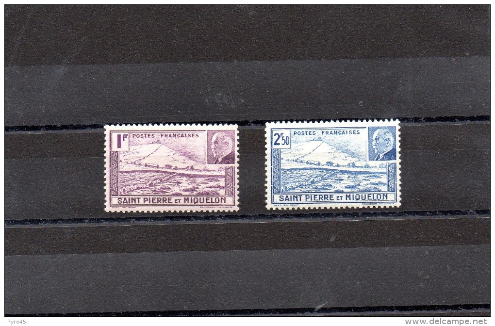 SAINT PIERRE ET MIQUELON 1941 N° 210 / 11 * - Unused Stamps