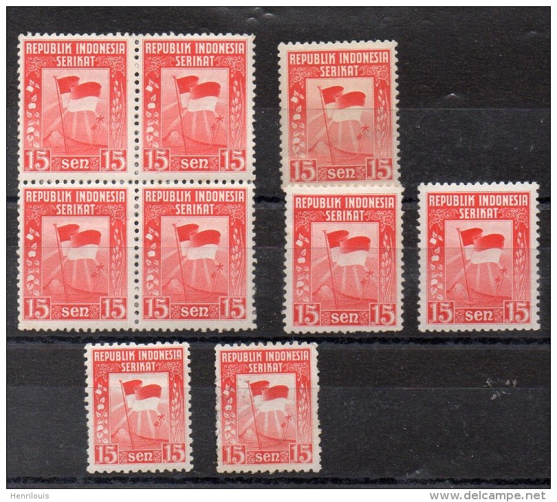 INDONESIE Série De Timbres Neufs Anciens  ( Ref 2764 ) - Indonesia