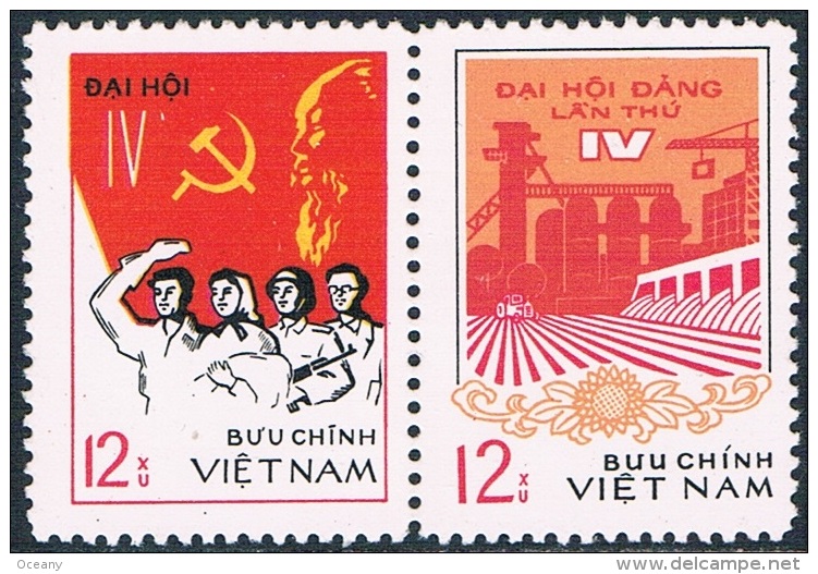 Vietnam - Commémoration Du 4e Congrès Du Parti Ouvrier Du Vietnam 30/31 ** - Vietnam