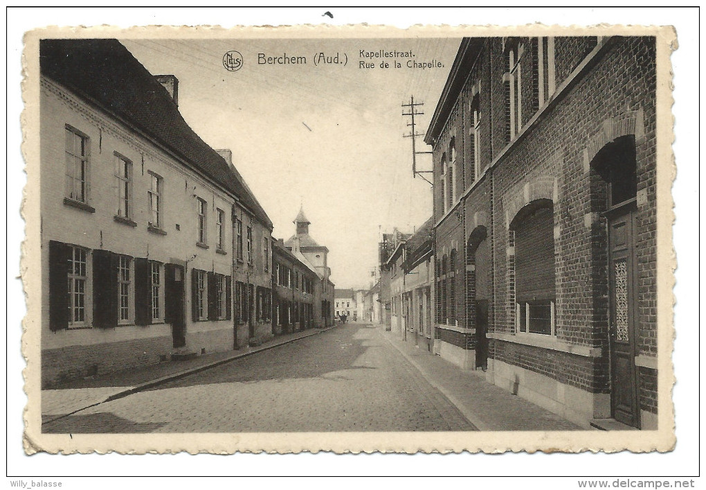 CPA - BERCHEM (AUD.) - Rue De La Chapelle - Kapellestraat - Nels   // - Kluisbergen