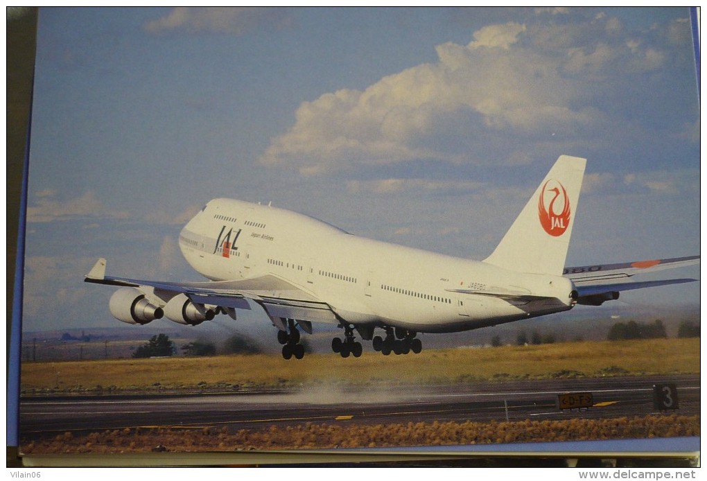 AIRLINES ISSUE / CARTE COMPAGNIE         JAL  B 747 400 - 1946-....: Moderne