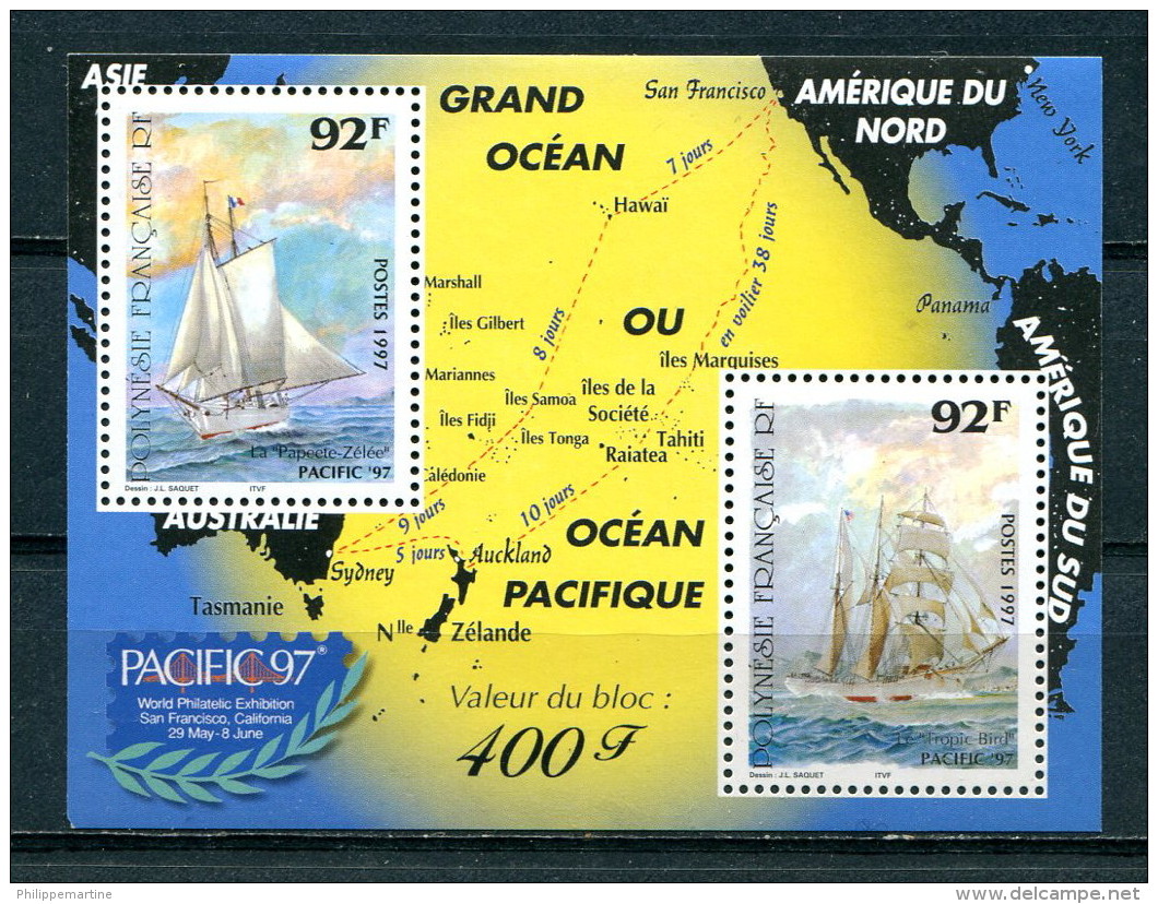 Polynésie Française 1997 - Feuillet YT 22** - Hojas Y Bloques