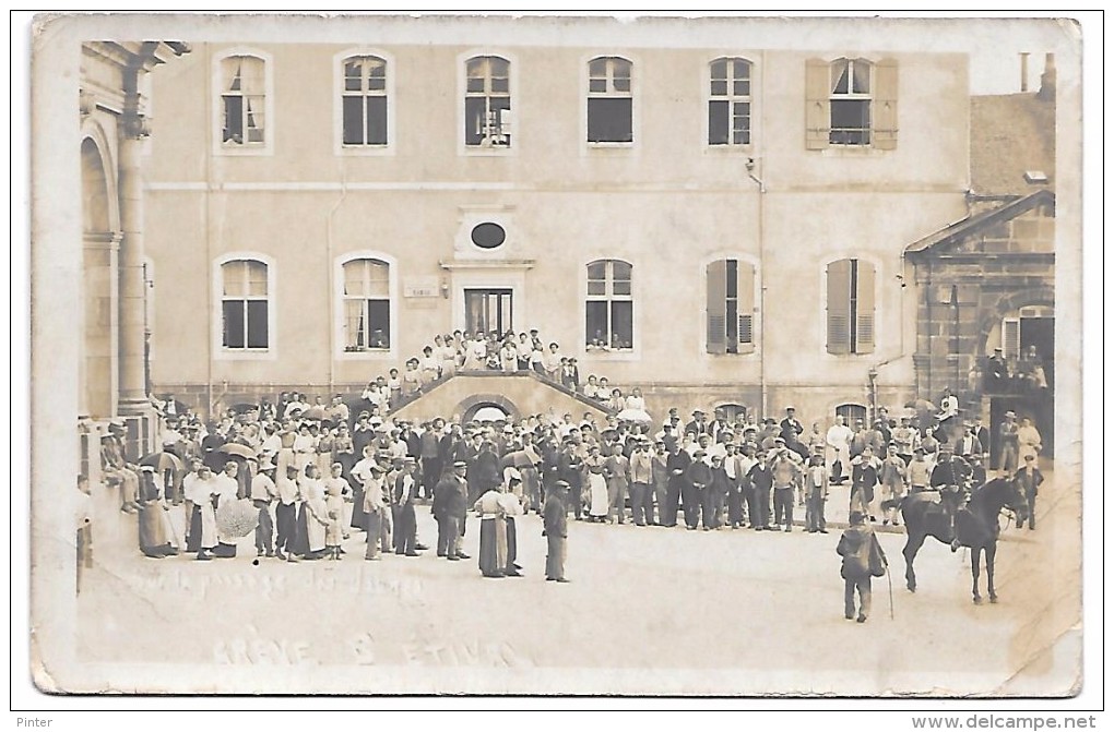 GREVE D'ETIVAL  - CARTE PHOTO - Etival Clairefontaine