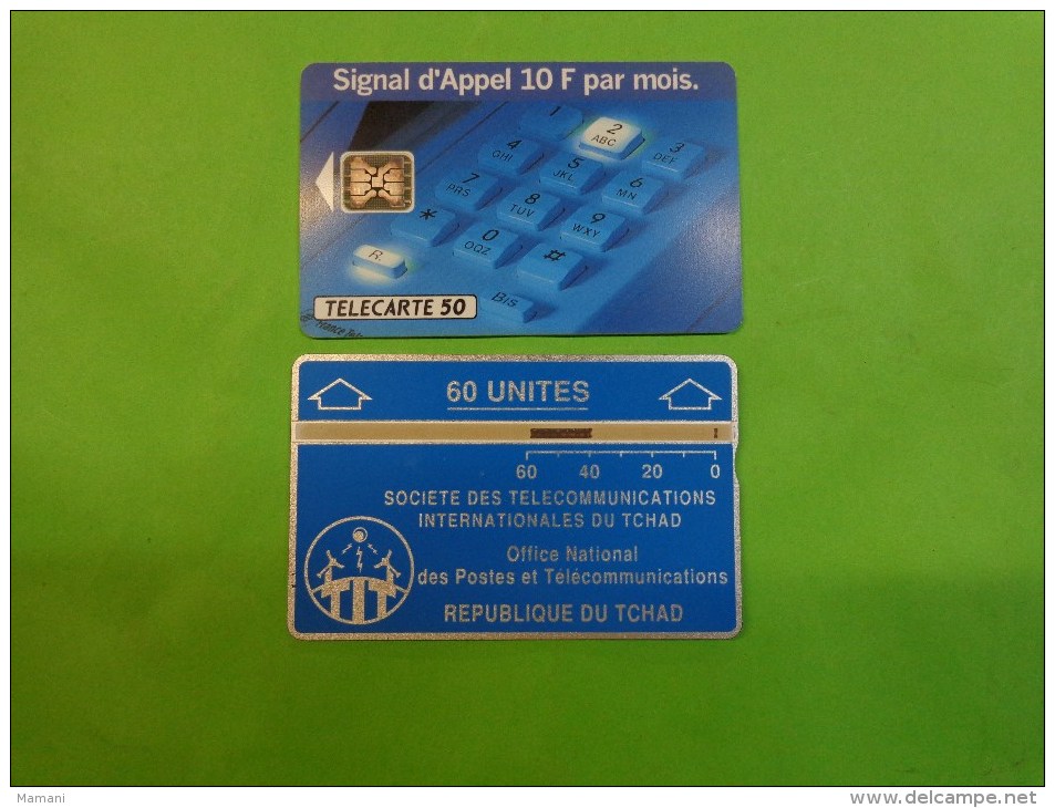 lots de 52  telecarte-republique du tchad-france telecom-sauter-jacques vabre-internationaux de gym  etc...