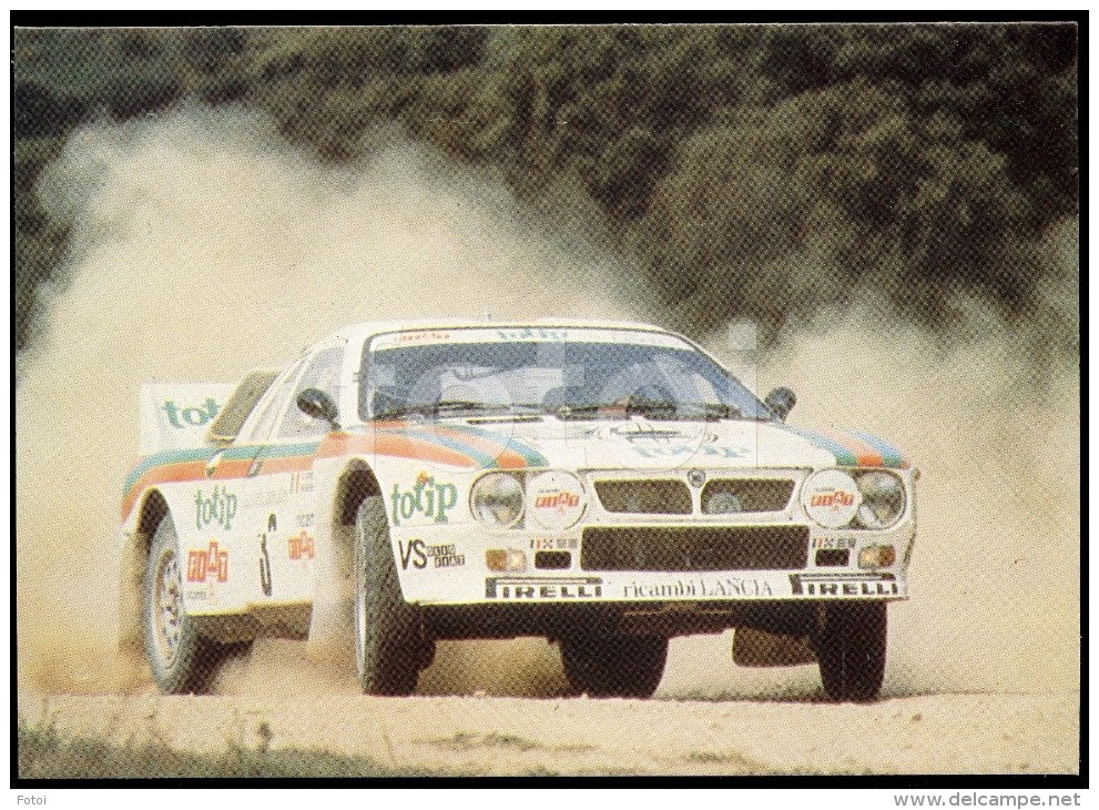 1983 POSTCARD LANCIA 037 RALLY ILHA DA MADEIRA PORTUGAL CARTE POSTALE VOITURE RALLYE CAR - Altri & Non Classificati